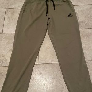 adidas joggers green size large NWOT